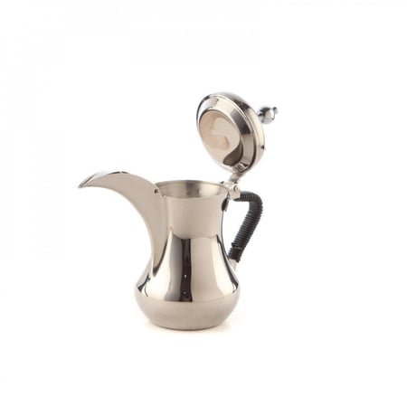 دلة العساف الأصلي استيل مقبض اسود مقاس 32