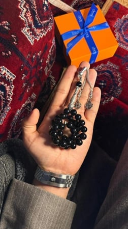 سبحة عقيق برازيلي أصلي
