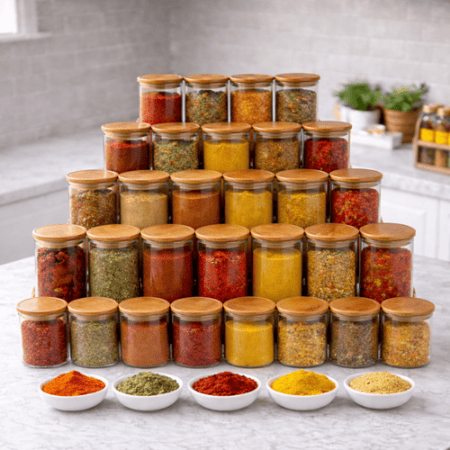 بكج التأسيس المميز 36 برطمان زجاجي متجر منزلك