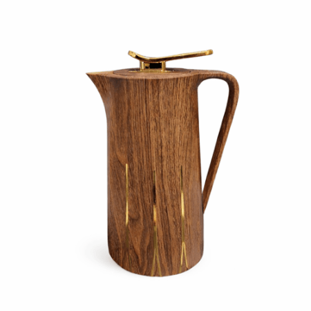 ترمس شاي خشبي مذهب من الأسطورة متجر منزلك