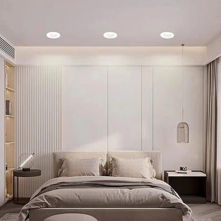 سبوت كشاف دفن LED أصفر 7 سم بإضاءة مشرقة 7 واط