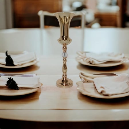 شمعدان ذهبي 61سم 1 قطع