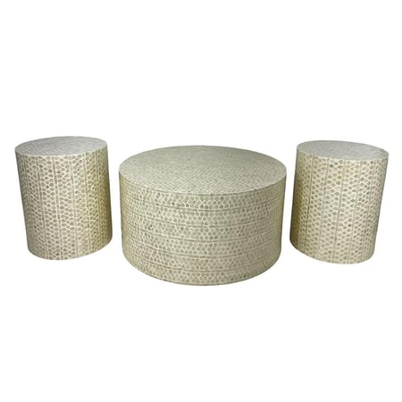 طقم طاولات كنب 3 قطع