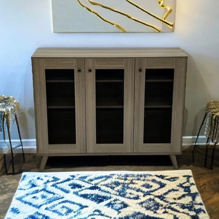 دولاب أحذية متعدد الأغراض 3 باب 120x35x100سم