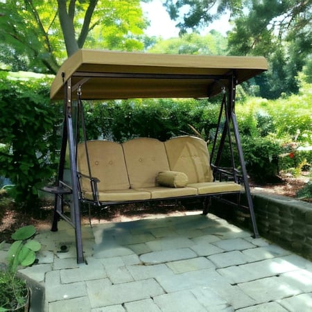 أرجوحة 3 مقعد بيج 183x198x120