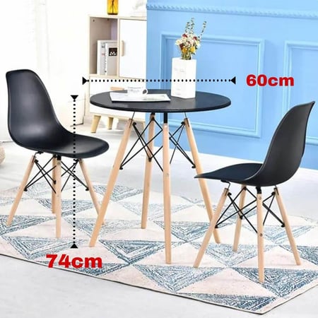 طاولة طعام خشب 2 كراسي