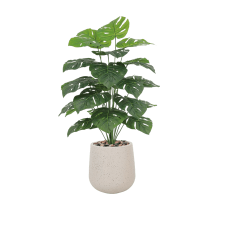 شجر ورق اخضر مركن حوض بلاستيك 105 سم