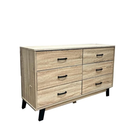 خزانة ادراج ذات 6 ادراج خشب مقاس 120 سم