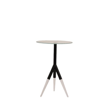 طاولة خدمة زجاج مفرد مقاس 33*49 سم