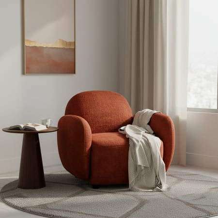 كرسي مفرد قماش