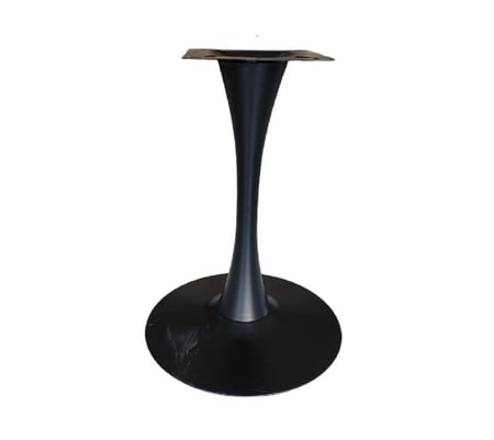 قاعدة طاولة اسود مفرد