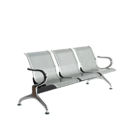 كرسي انتظار ثلاثي حديد