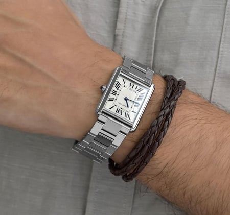 ساعة كارتير تانك موست الحجم الوسط