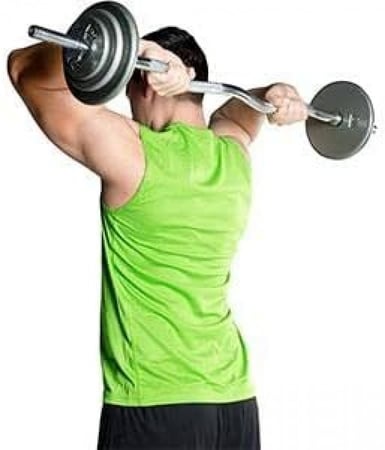 بار أولمبي متعرج الطول 120 سم