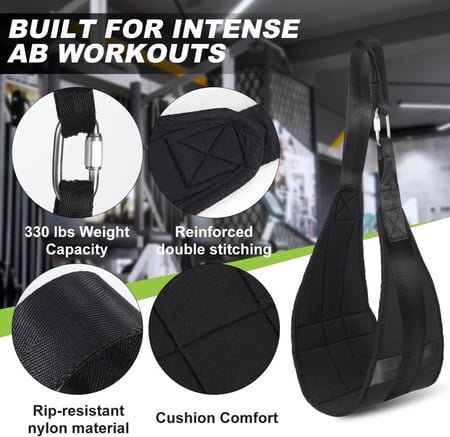 حزام سحب البطن للتمارين – حزام مقاوم لتمارين البطن ورفع الساق