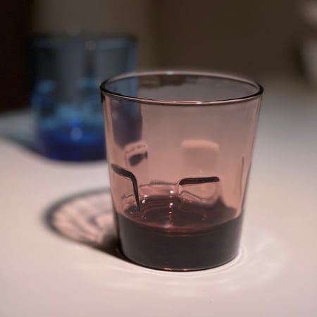 كأس زجاجي 3 قطع بسعة 175 مل