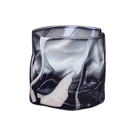 كأس  غير منتظم اسود بسعة 260 مل