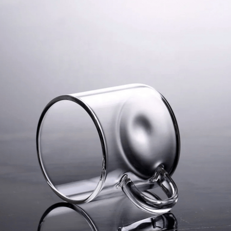 كأس زجاجي قطعتين بسعة 115 مل