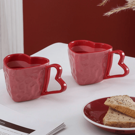 كوب على شكل قلب بسعة 280 مل