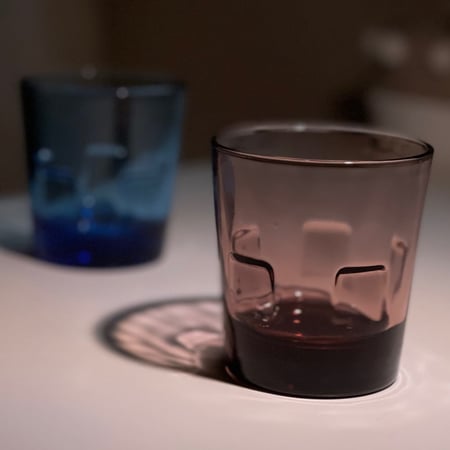 كأس زجاجي 3 قطع بسعة 175 مل