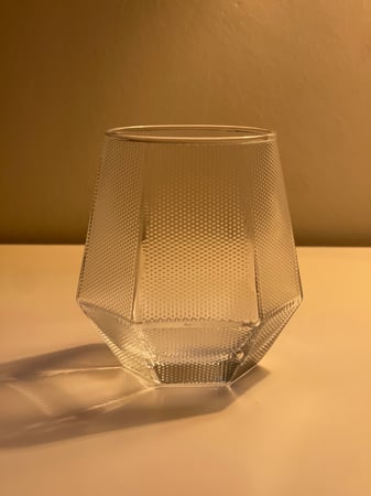 كأس زجاجي بسعة 300 مل