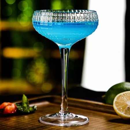 كأس نبيذ زجاجي بسعة 160 مل