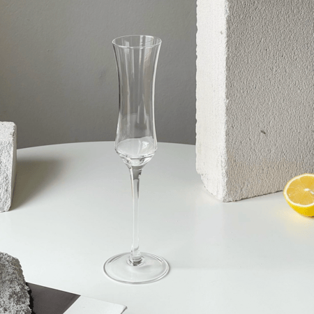 كأس نبيذ زجاجي بسعة بسعة 130 مل و 195 مل