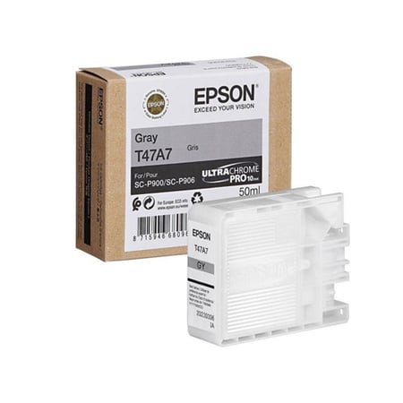 خرطوشة حبر أبسون T47A7 رمادي