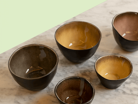 Yellow ( small) glass bowl