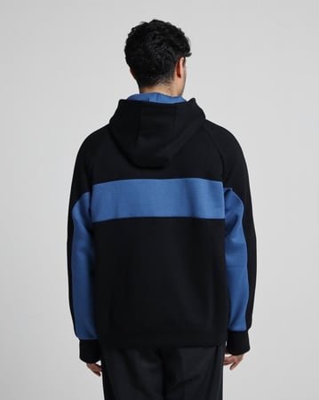 هودي اسود&ازرق P7