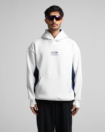هودي ابيض&ازرق P1