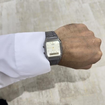 ساعة كاسيو  اسود مينا بيج