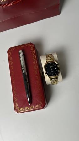 ساعة كاسيو + قلم الماني كارتير