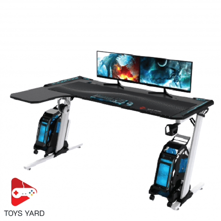 طاولة العاب قيمنق بلس 2 لون أبيض