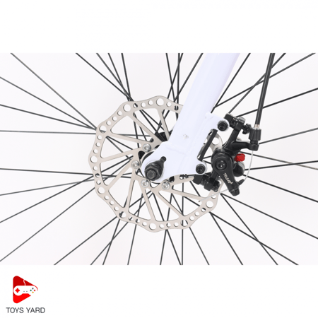 دراجة هوائية رياضية رود للطرق المستويه أبيض بأسود