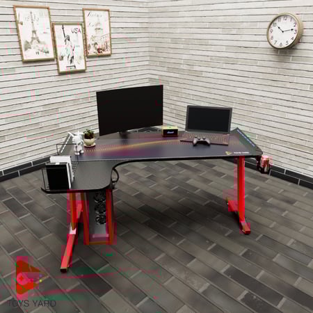 طاولة العاب قيمنق بلس 2 لون أحمر