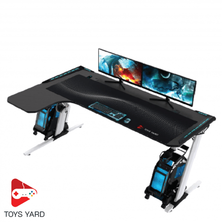 طاولة العاب قيمنق بلس 2 لون أبيض