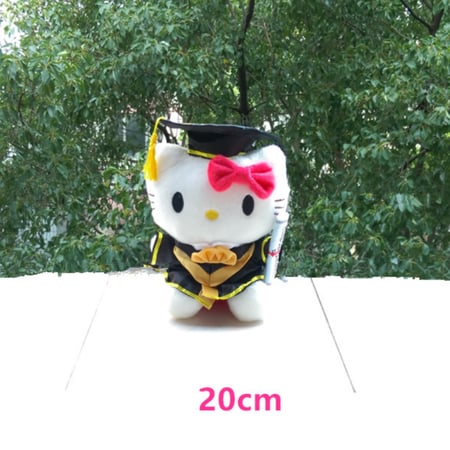 سانريو أنيمي موسم التخرج مرحبا كيتي 20 سم