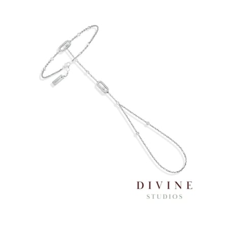 Move Uno Hand Chain silver 925 Bracelet