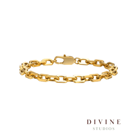 stainless steel chain gold bracelet