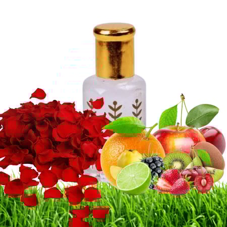 زيت خام فواكه & ورد & عشب & مسك العطري