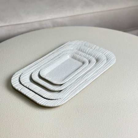 صينية تقديم معدن