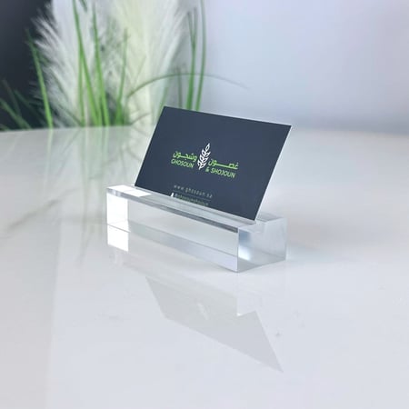 حامل كروت اكريلك