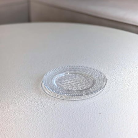 صحن تقديم زجاج