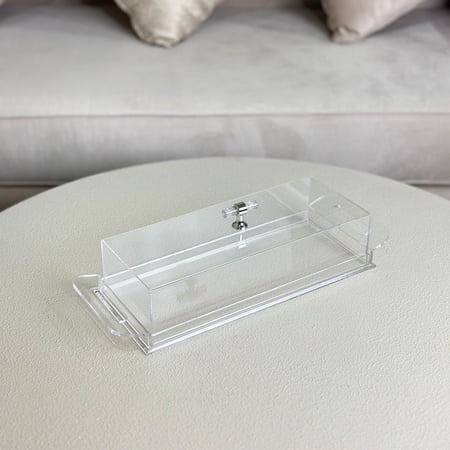 تقديمة اكريلك بغطاء