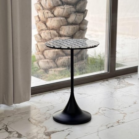 طاولة بسطح رخام طبيعي متجر غصون وشجون