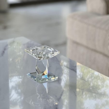 حامل شمع كرستال