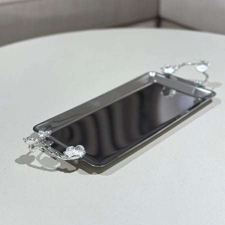 صينية تقديم معدن