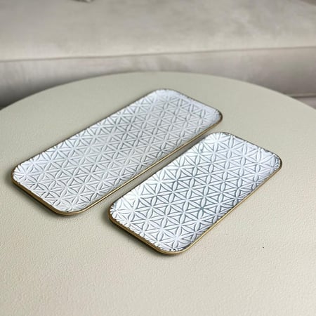 صينية تقديم معدن