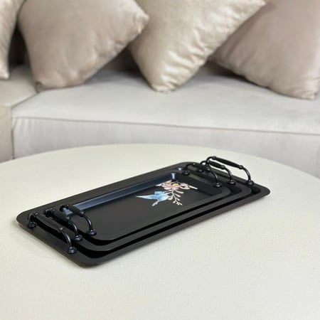 صينية تقديم معدن